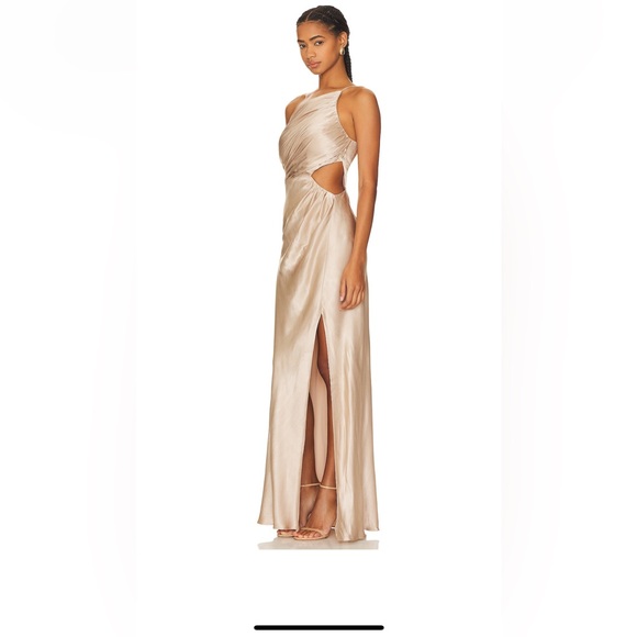 Shona Joy Asymmetrical One Shoulder Maxi Dress - Picture 2 of 6